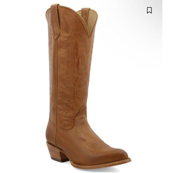 BLACK STAR Eden Tall Western Cowboy boots in caramel Size 8.5 B - Picture 2 of 7